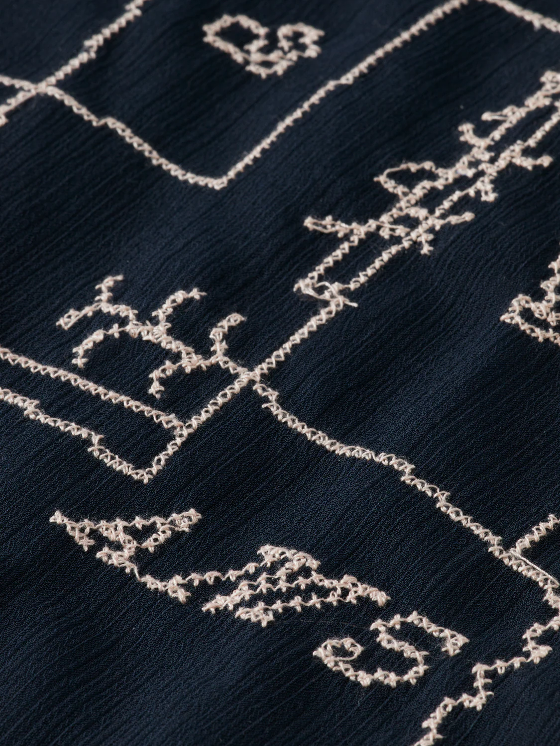 Cross-stitch embroidered midi dress - Image 7