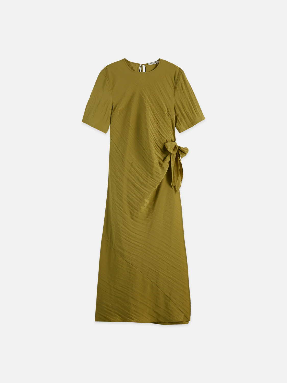 Tie wrap midi dress - Image 4
