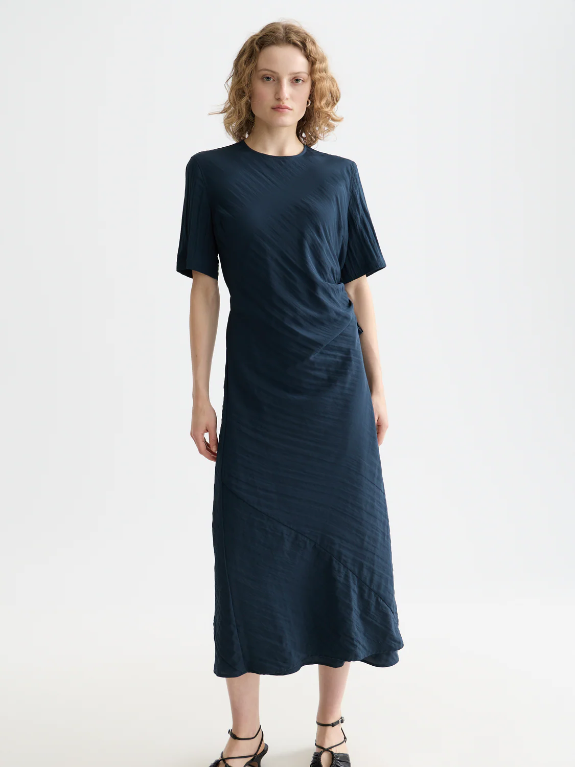 Tie wrap midi dress - Image 7