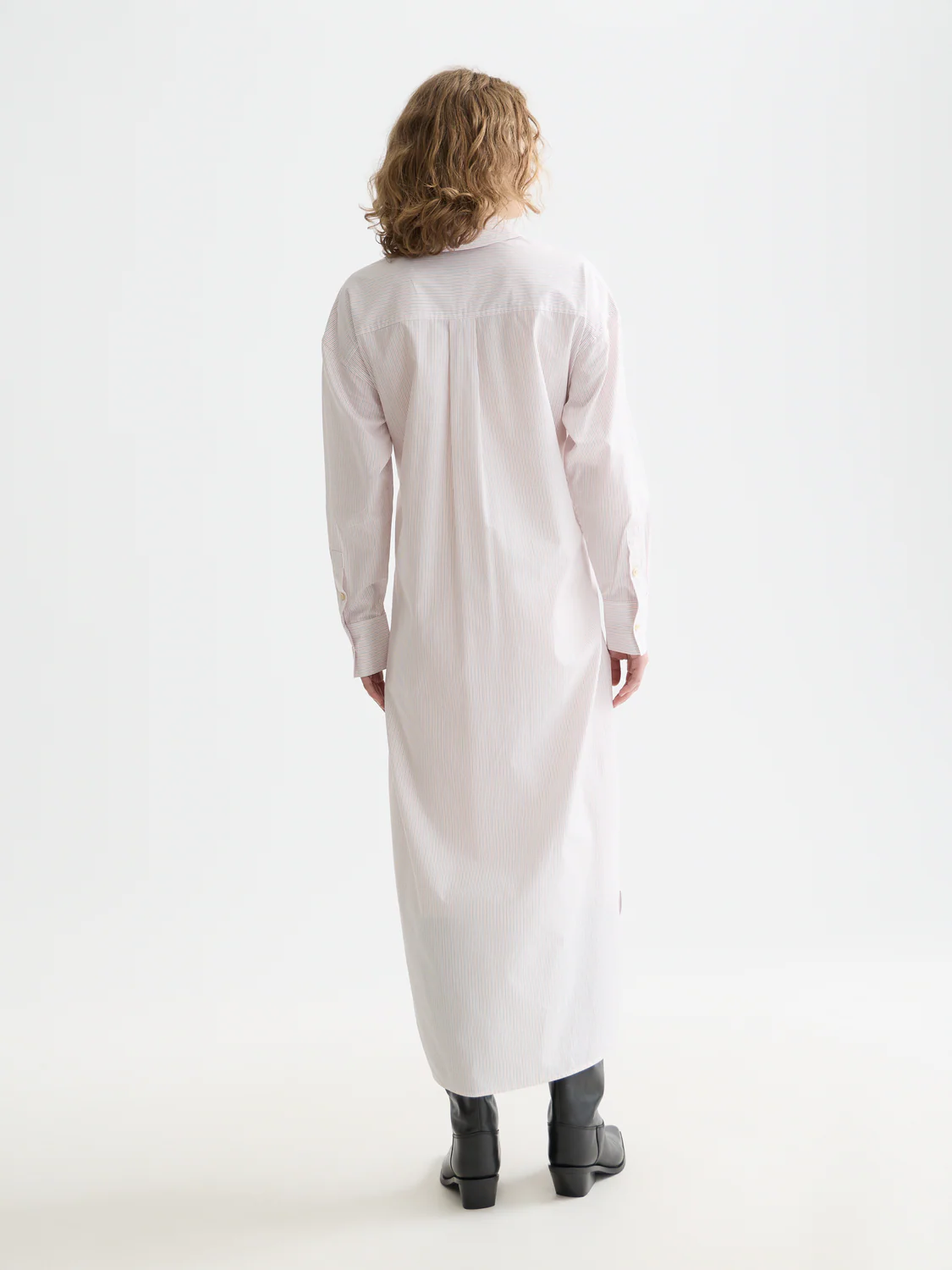 Relaxed tie shirt dress - Image 4