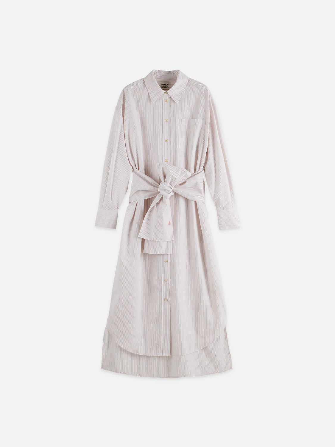 Relaxed tie shirt dress - Image 5