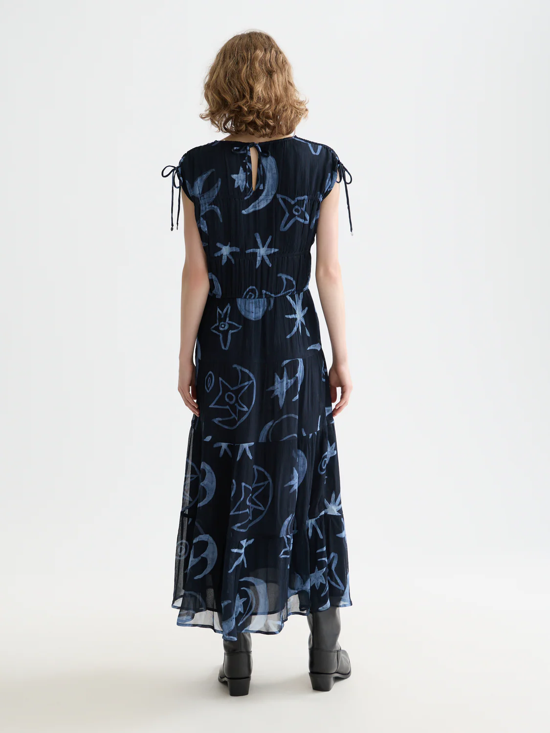 Gathered midi dress - Image 9