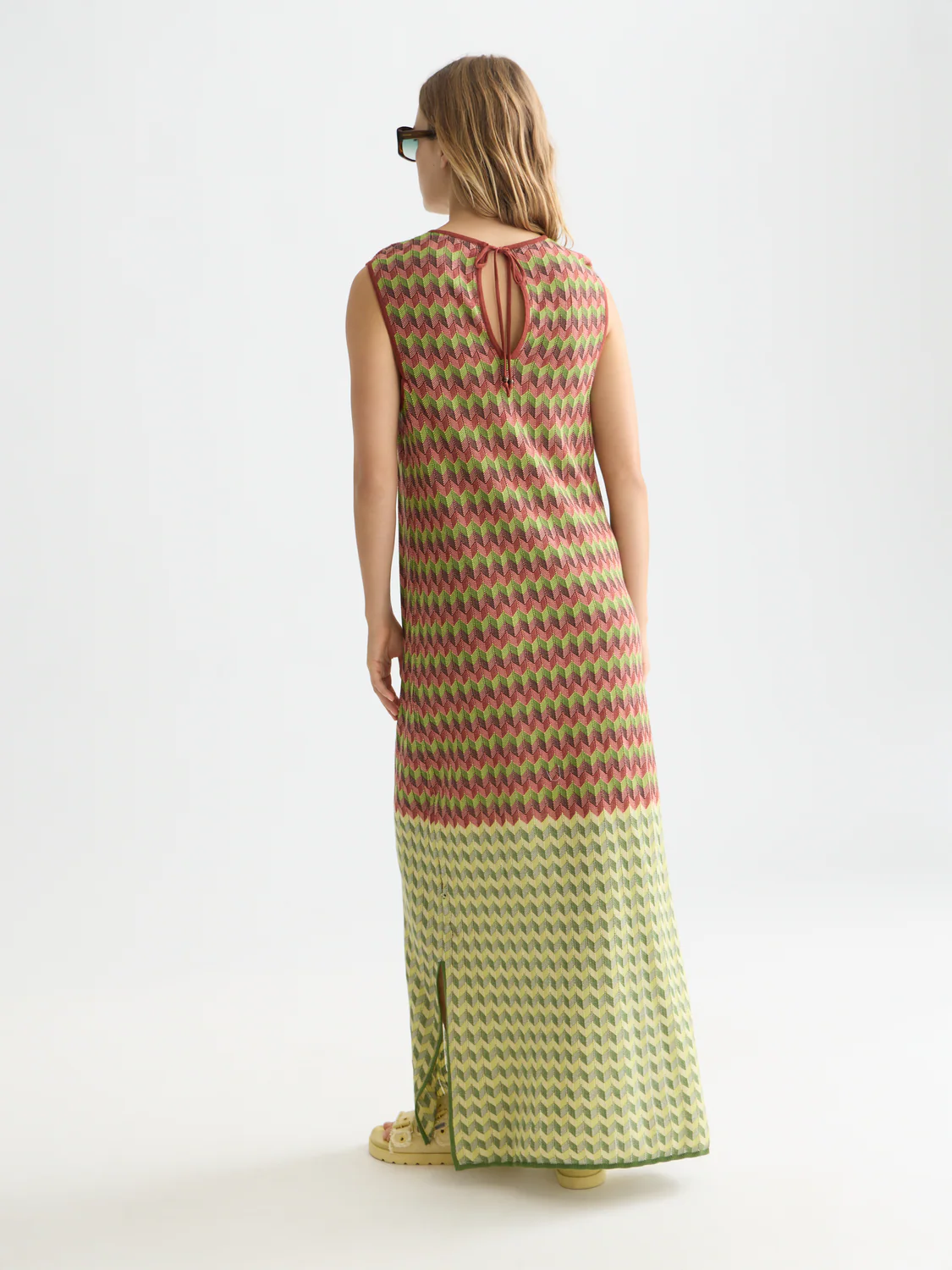 Chevron knitted maxi dress - Image 4