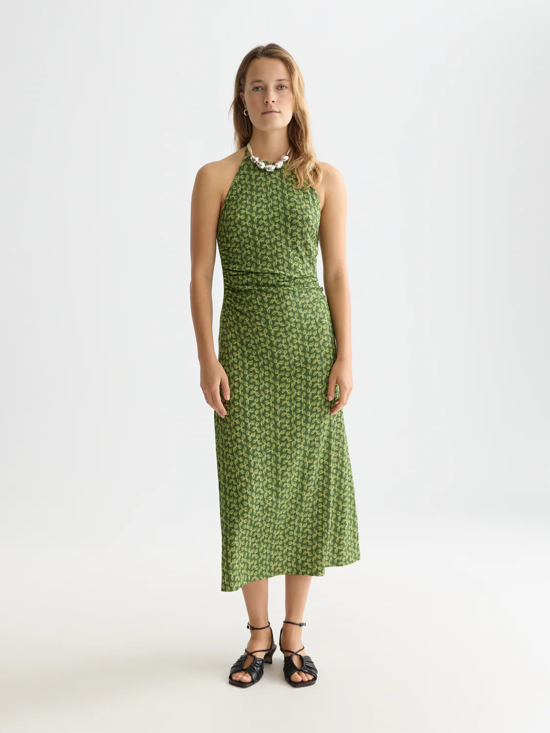 Open back midi dress