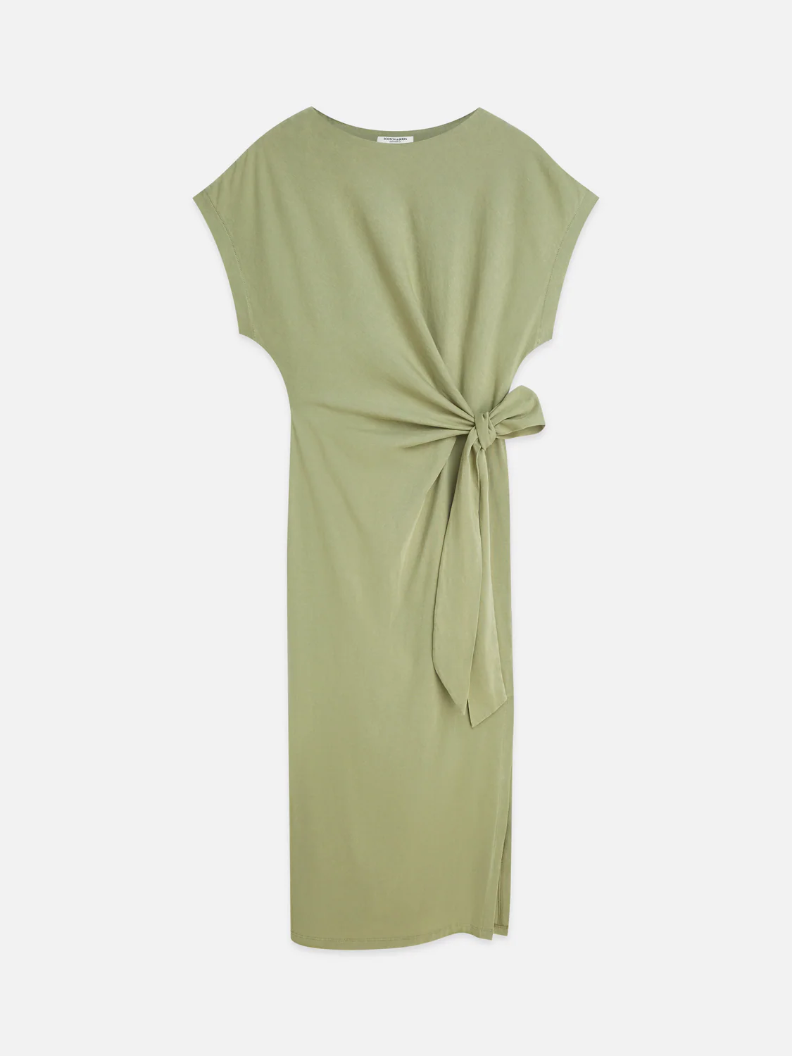 Knotted relaxed midi dress - Image 5