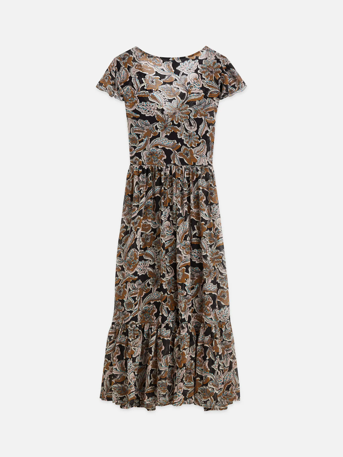 Printed chiffon midi day dress - Image 6