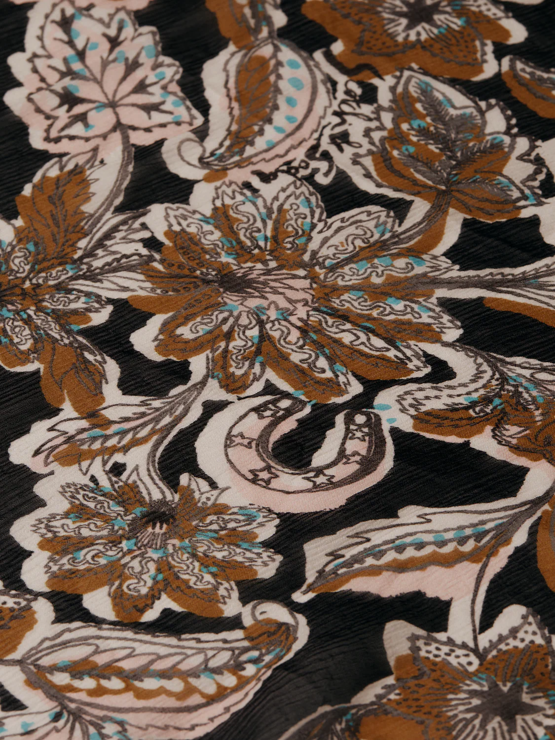 Printed chiffon midi day dress - Image 7