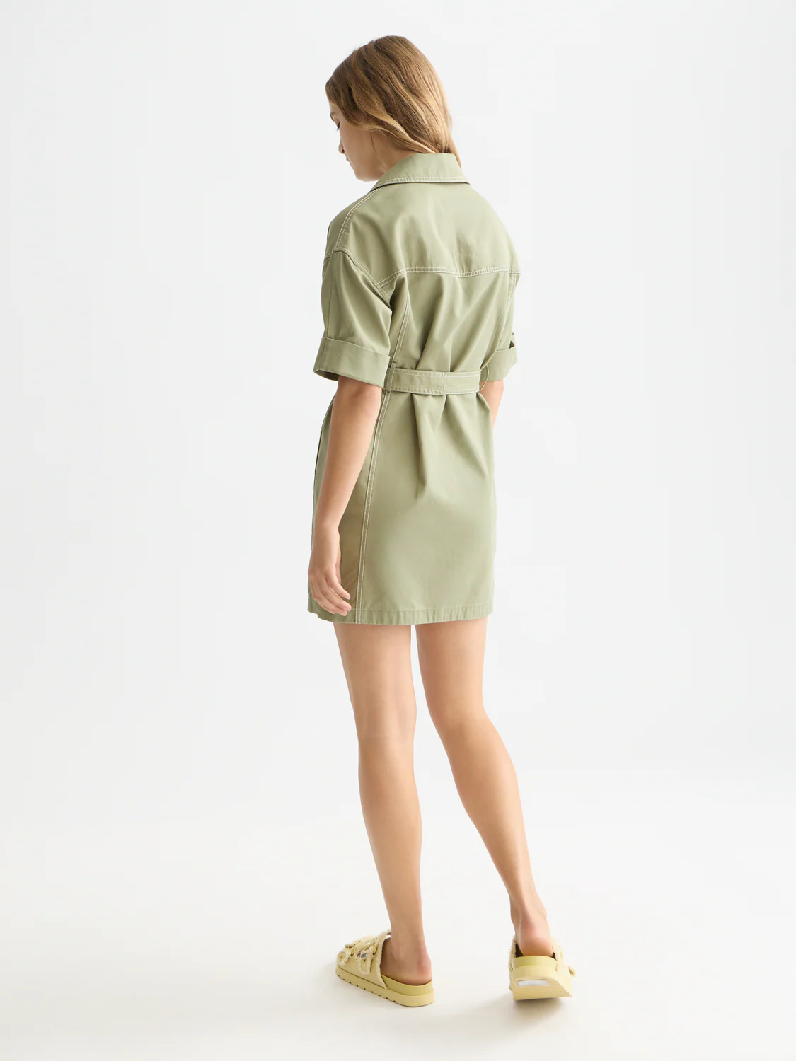 Belted utility mini dress - Image 3