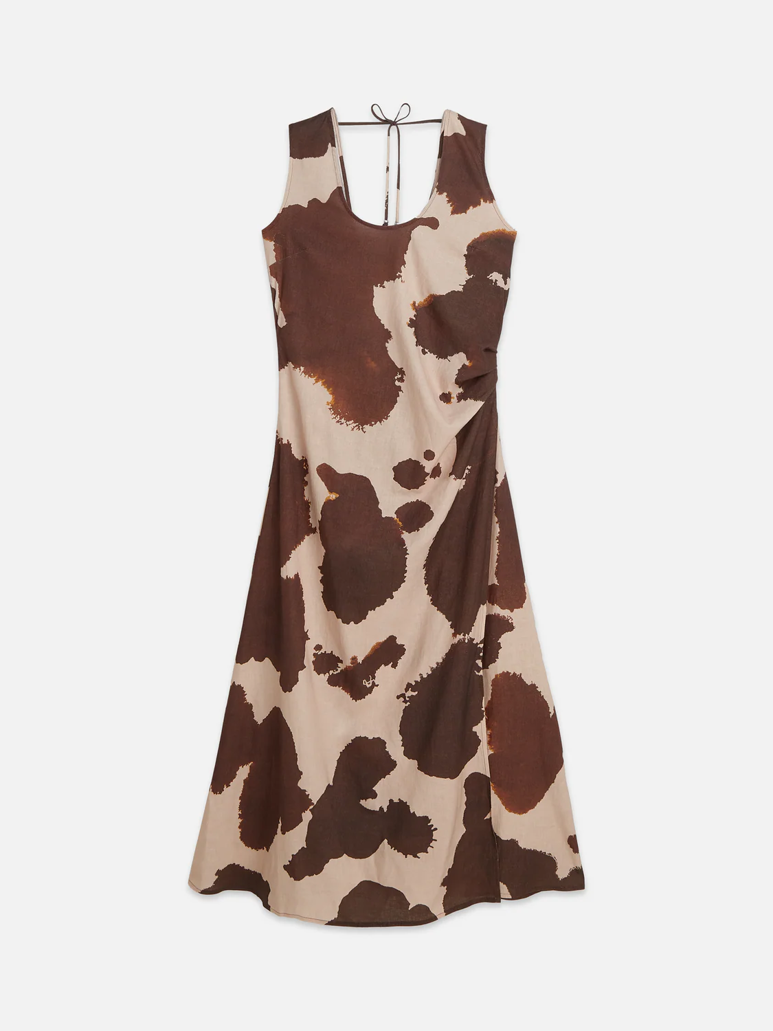 Linen ankle length wrap dress - Image 4