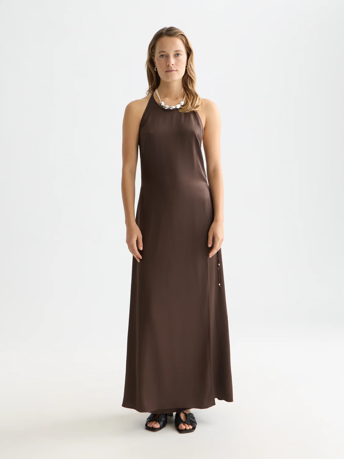 maxi wrap dress