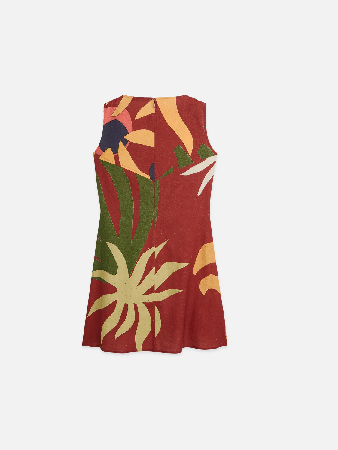 Printed mini tie dress - Image 5