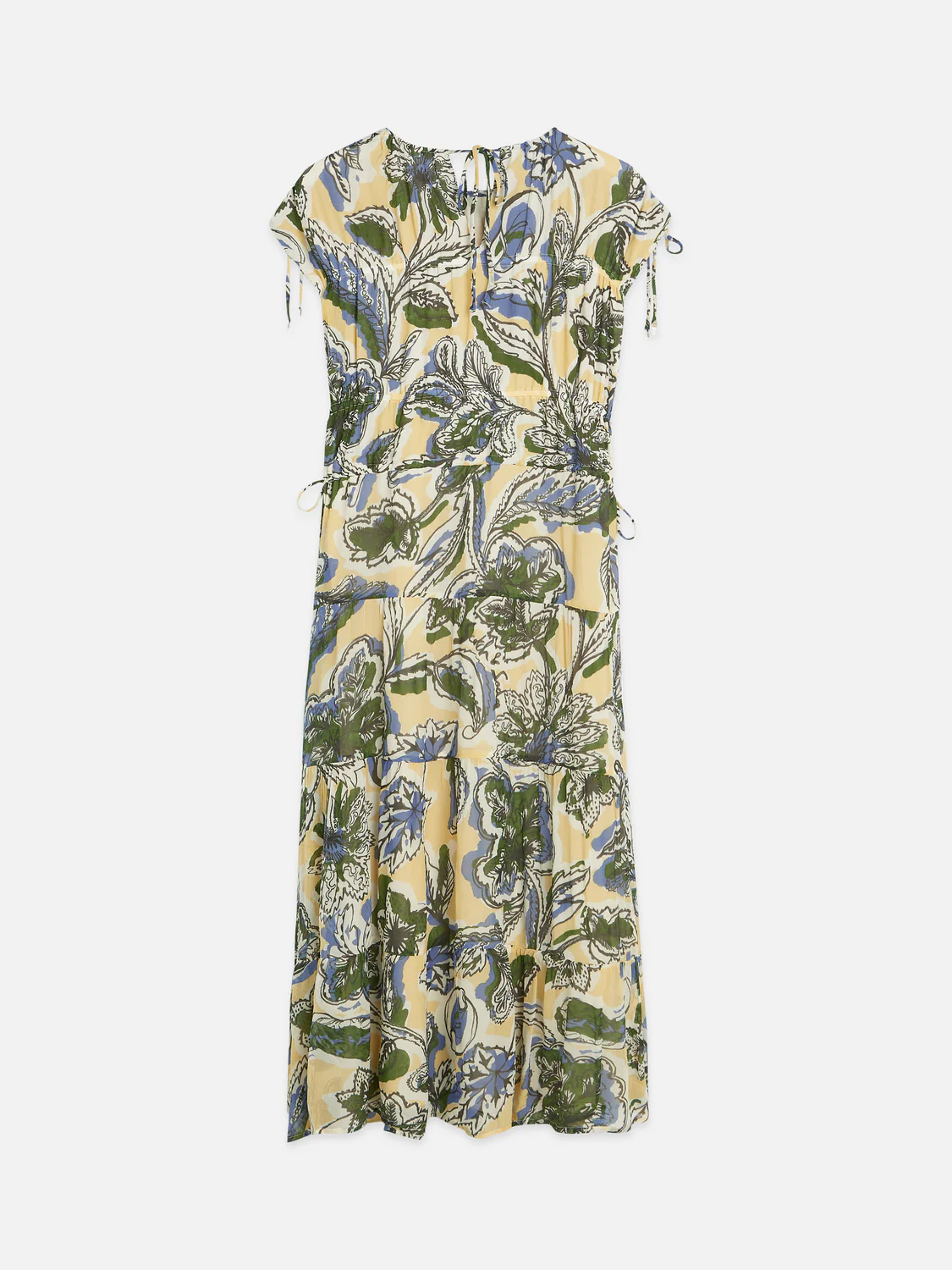 Tiered printed chiffon midi dress - Image 6