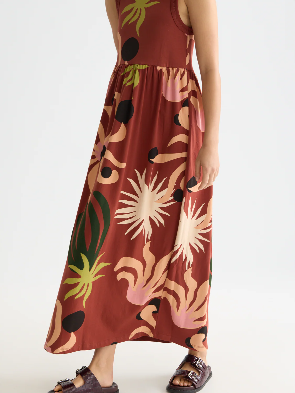 Printed tank midi dress - Image 2