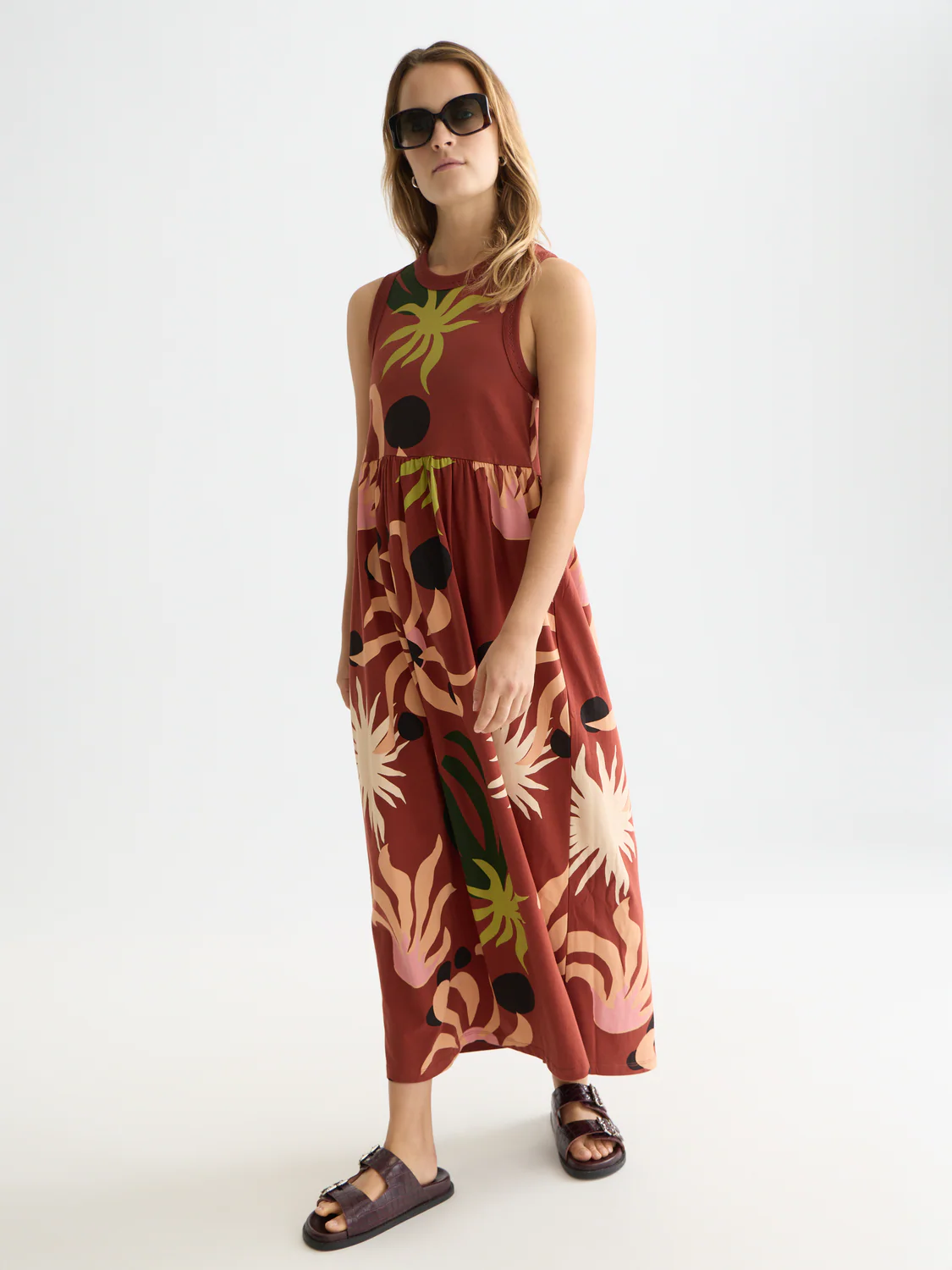 Printed tank midi dress - Image 3