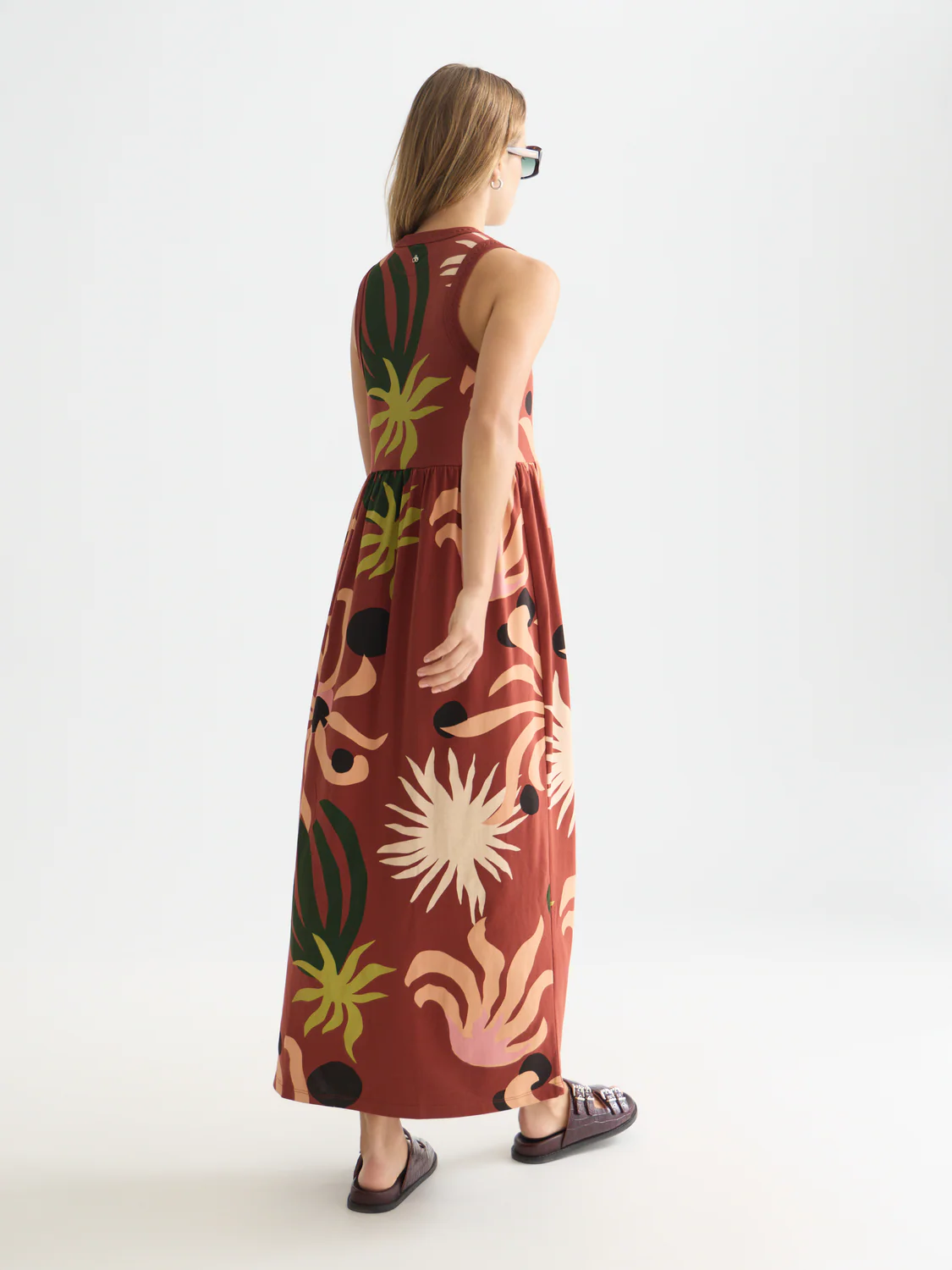 Printed tank midi dress - Image 4