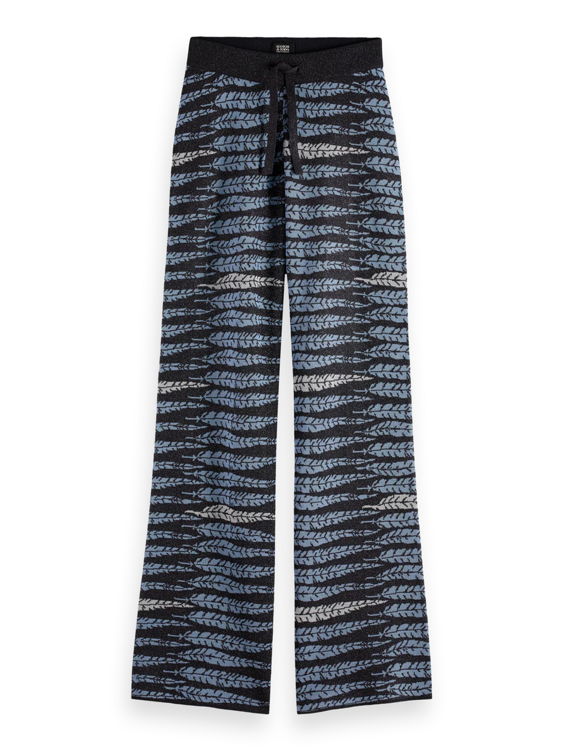 Lurex jacquard trousers - Image 5