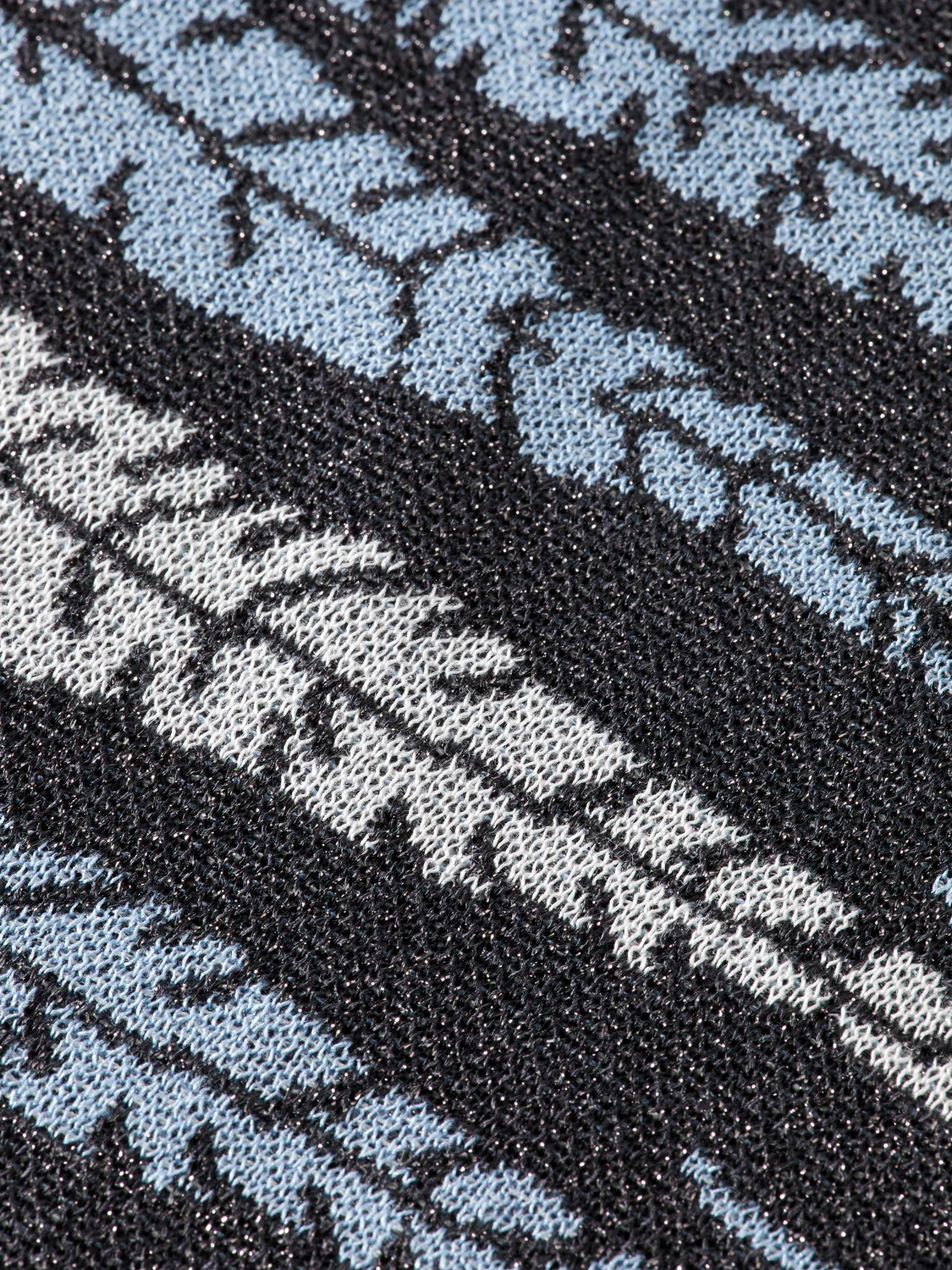 Lurex jacquard trousers - Image 7