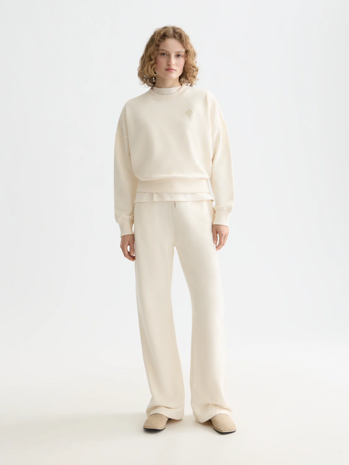 Artwork wide leg sweatpants - Image 8