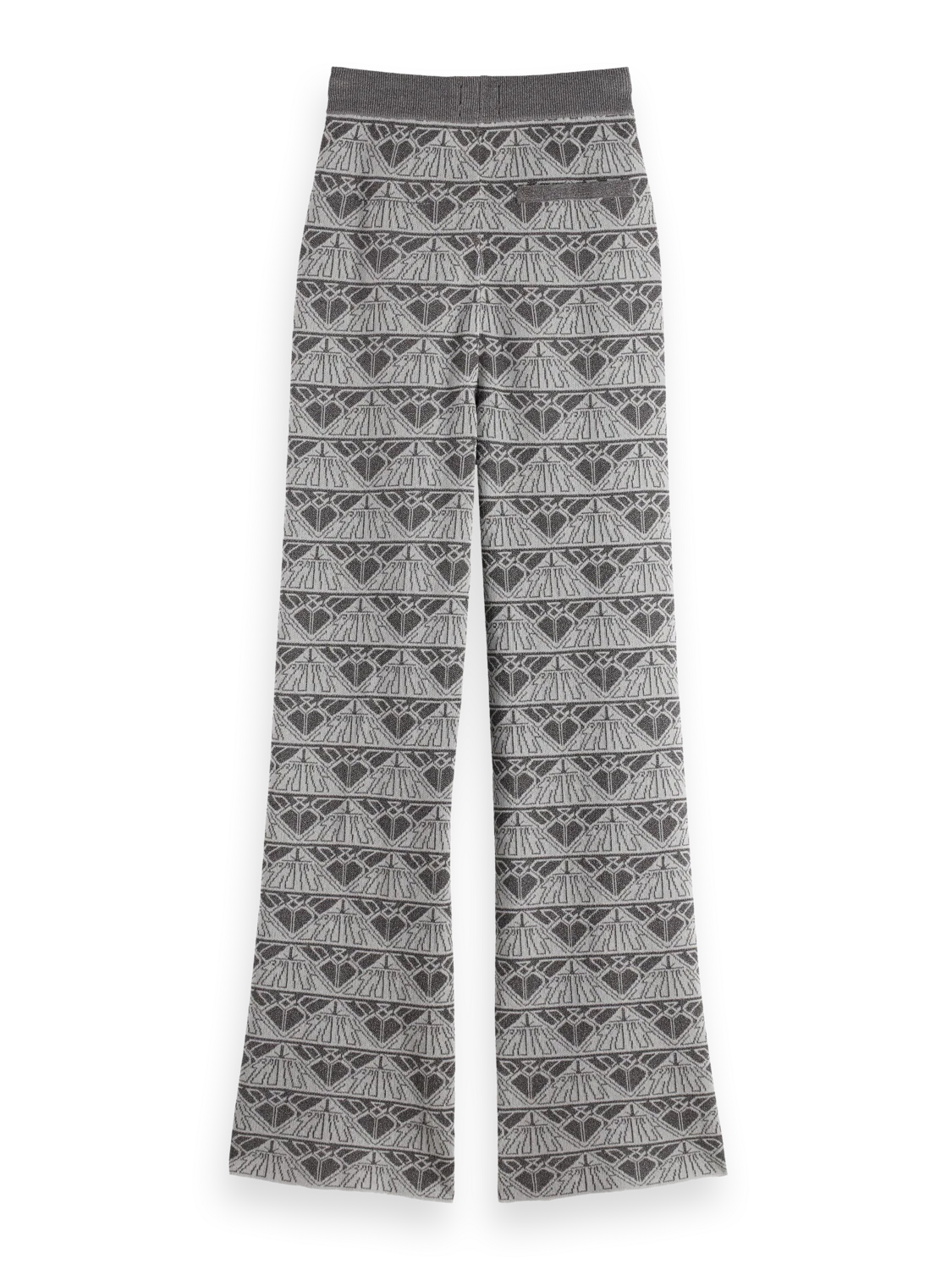 Monogram jacquard knitted trousers - Image 6