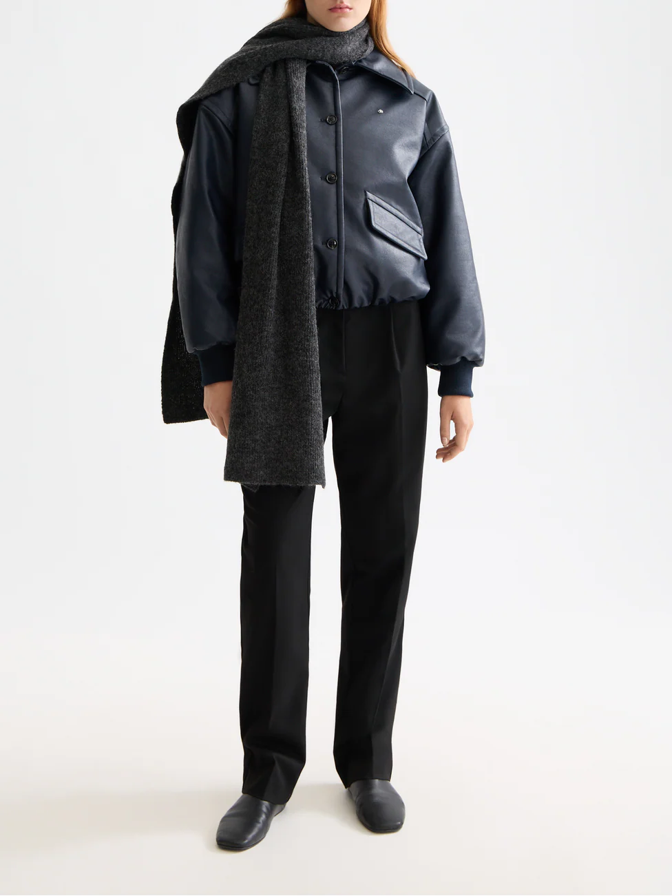 Robyn high rise relaxed gabardine pant