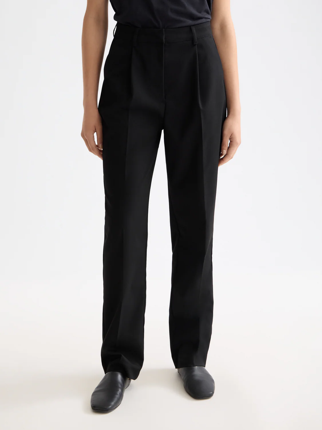 Robyn high rise relaxed gabardine pant - Image 2