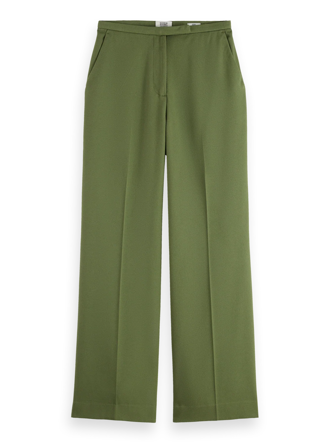Edie high rise wide leg gabardine pant - Image 4