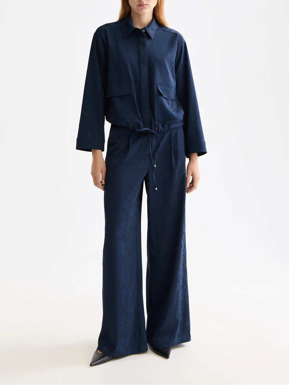 Eleni high rise wide leg pyjama pants