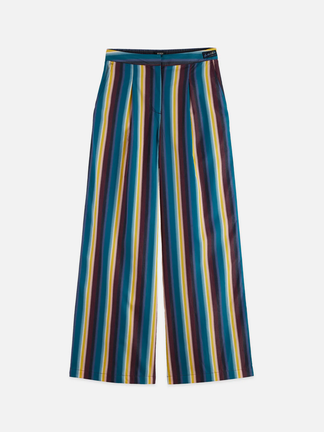 Eleni high rise wide leg striped pants - Image 5
