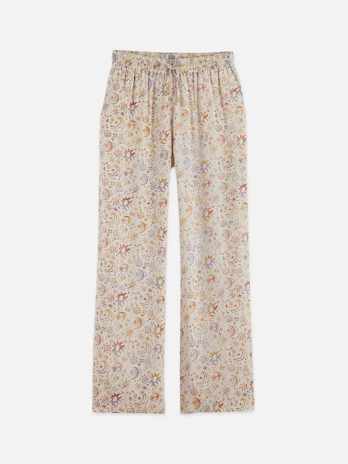 Gia mid rise wide leg printed pants - Image 5