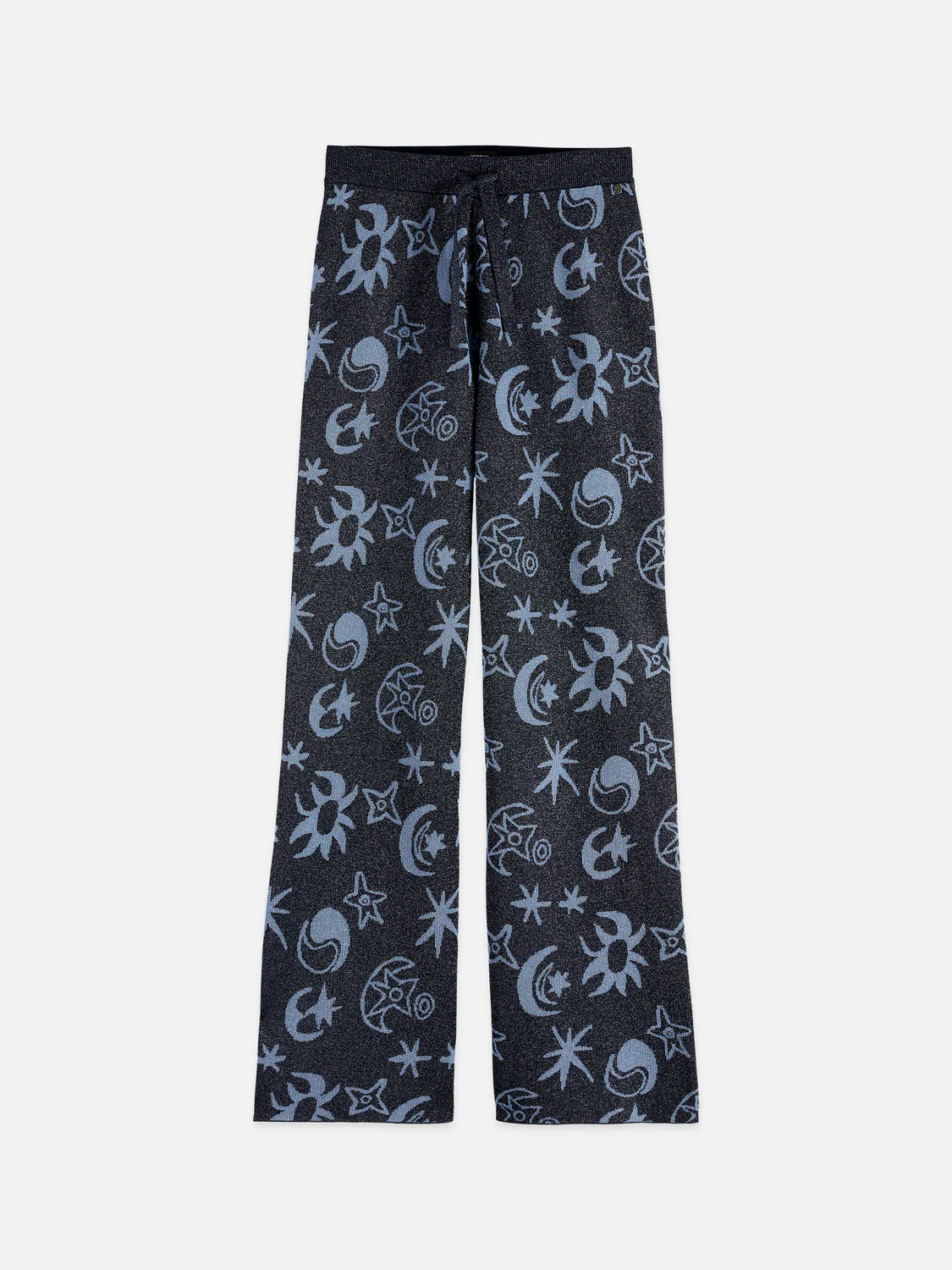 Jacquard knitted trousers - Image 5