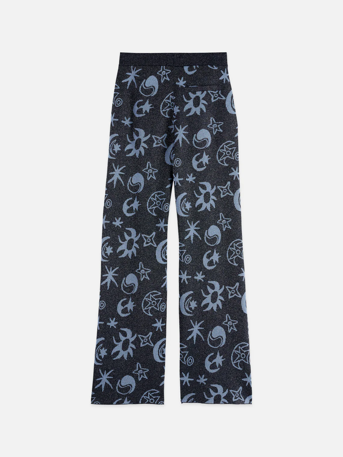 Jacquard knitted trousers - Image 6
