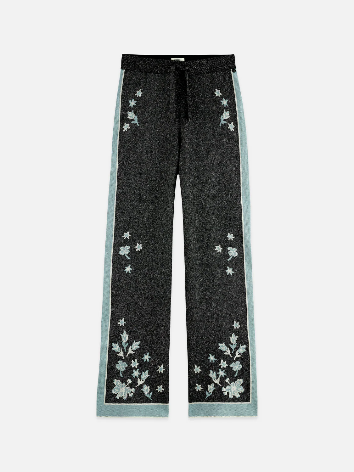 Jacquard knitted trousers - Image 5