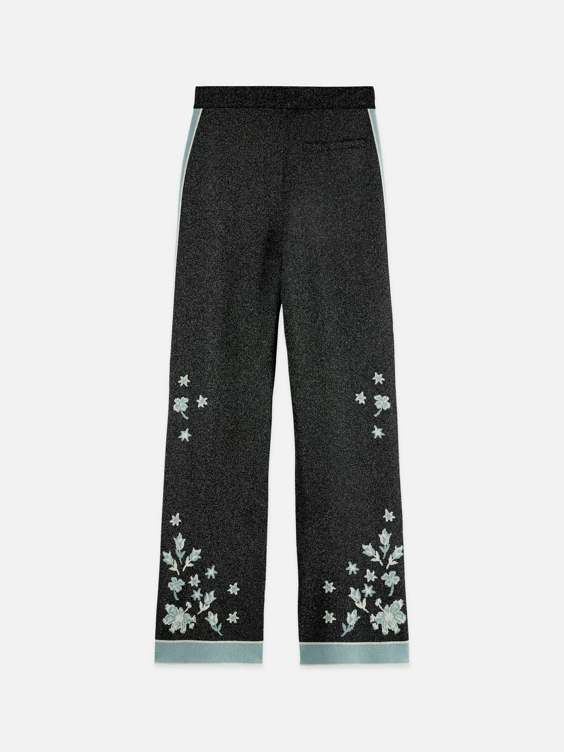 Jacquard knitted trousers - Image 6