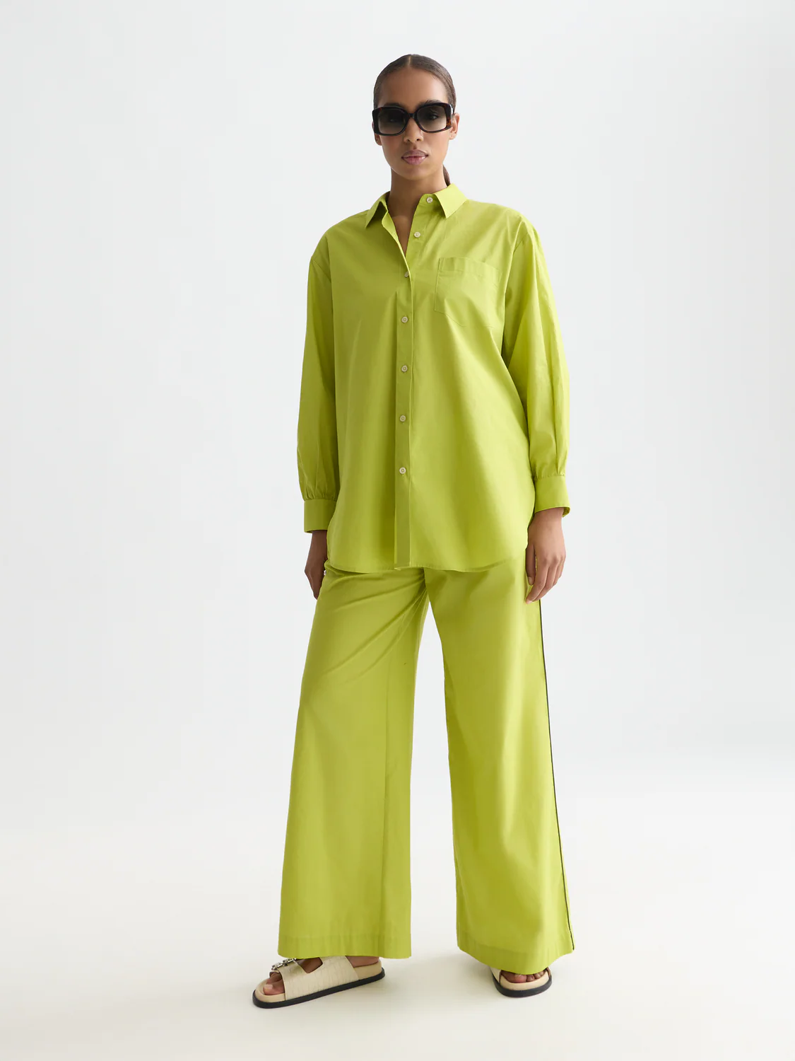 Cotton-voile beach pants