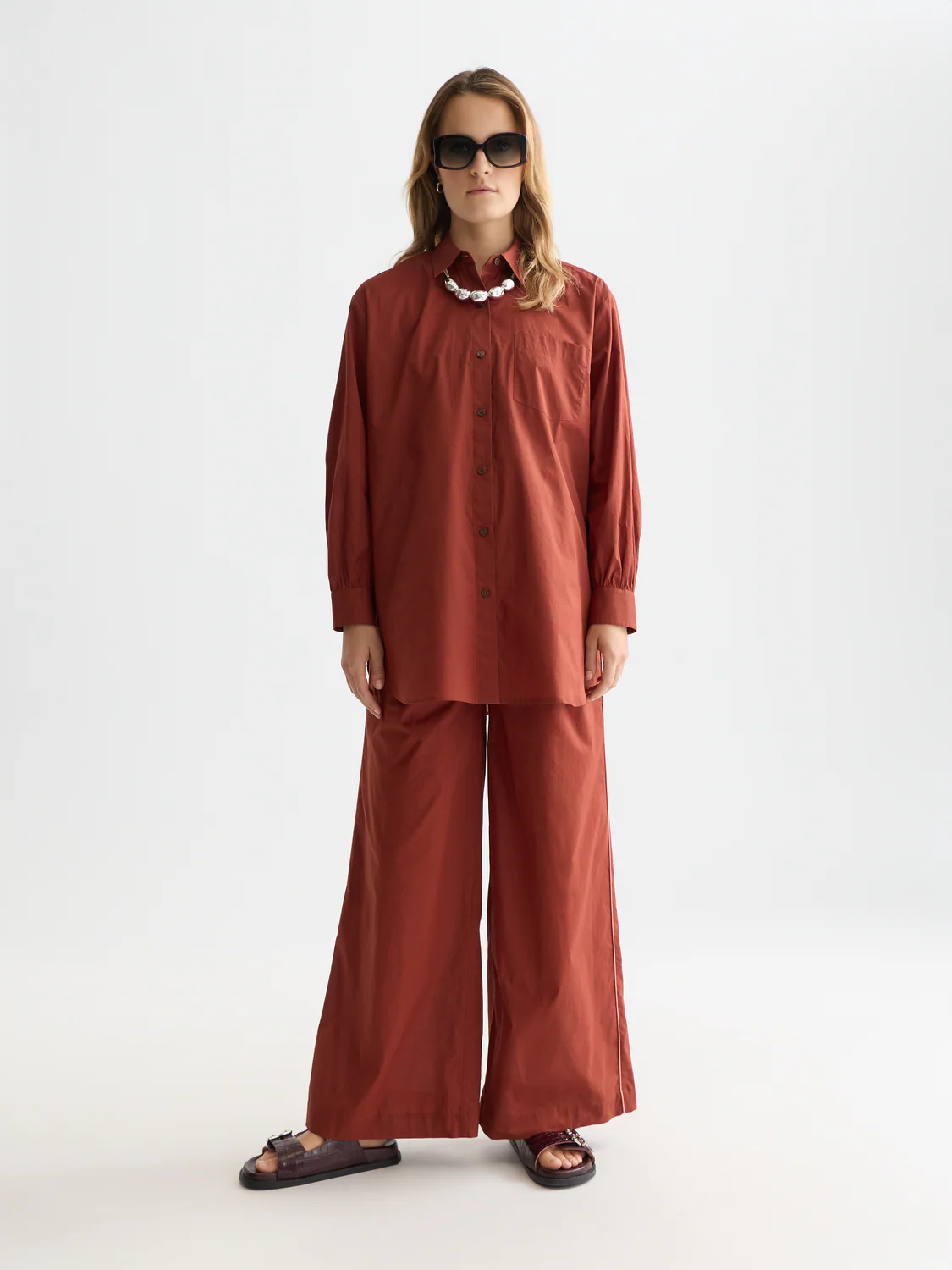 Cotton-voile beach pants - Image 7