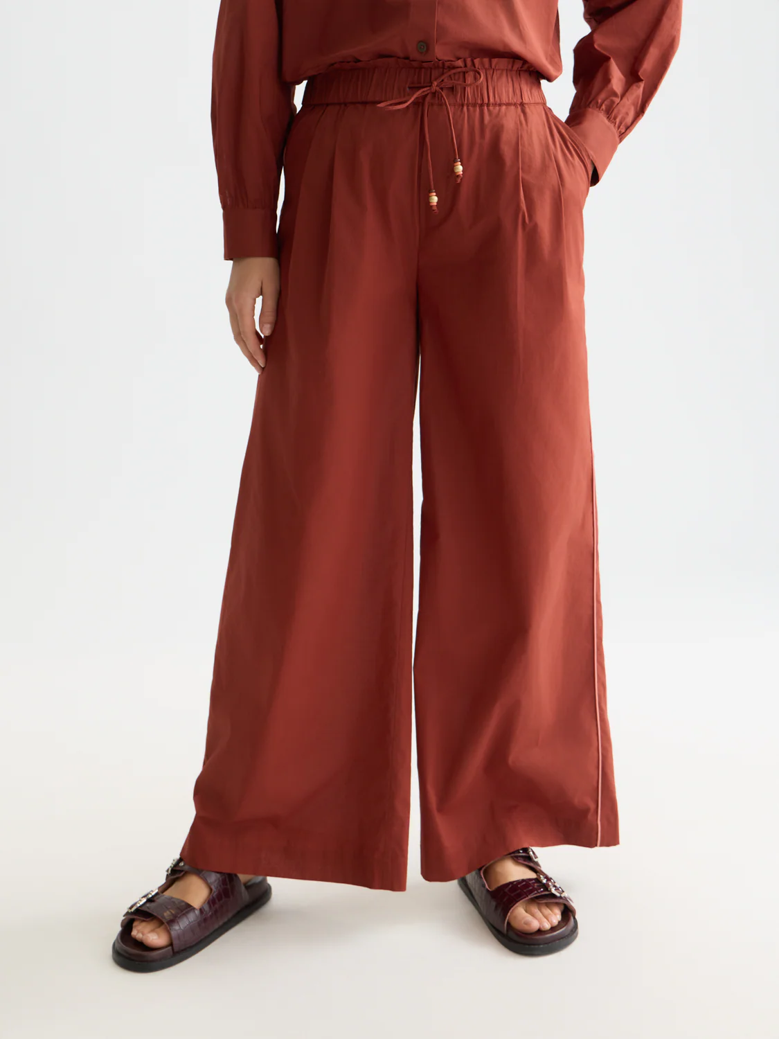 Cotton-voile beach pants - Image 8