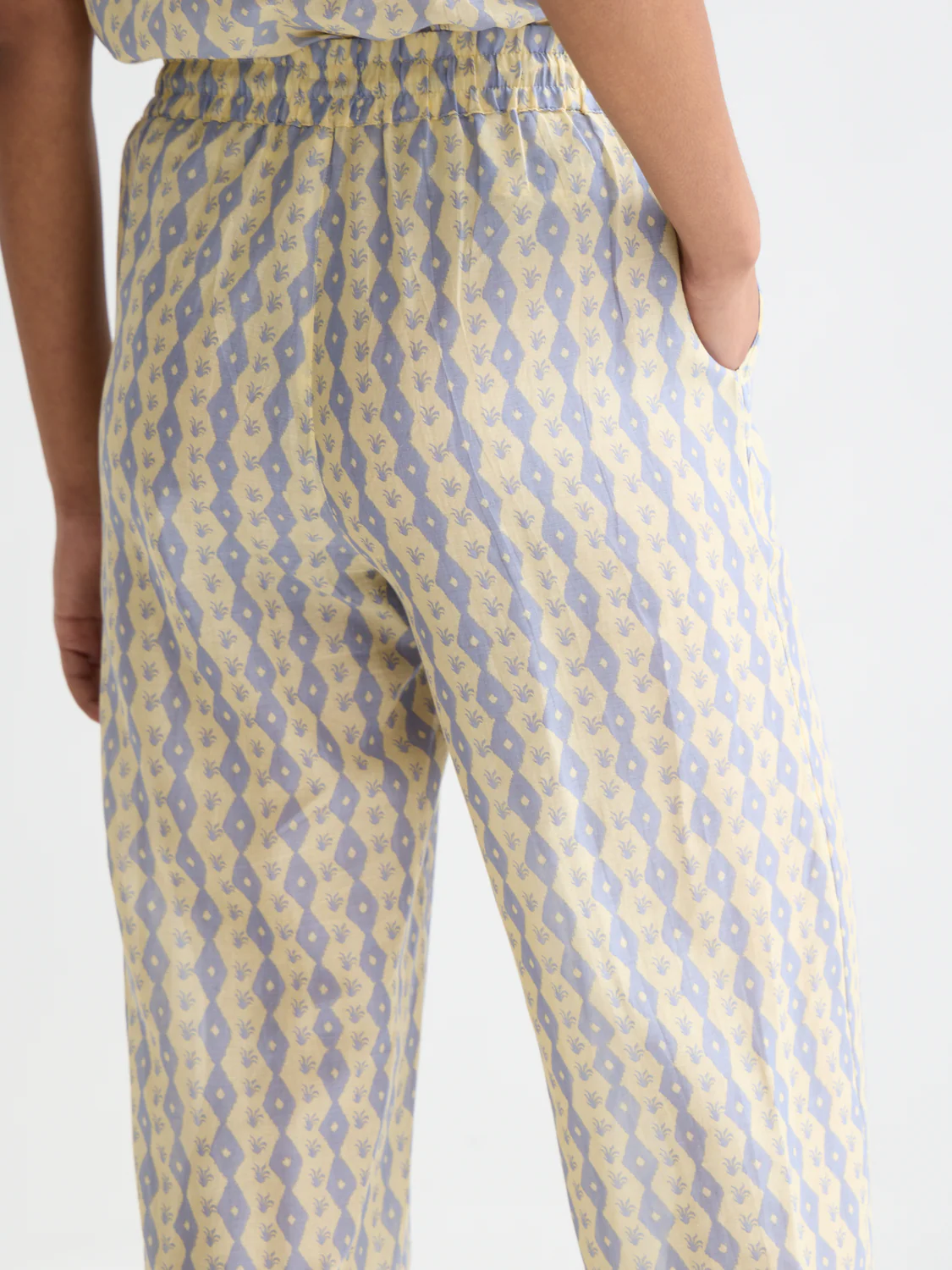 Gia - All over printed cotton voile pants - Image 3