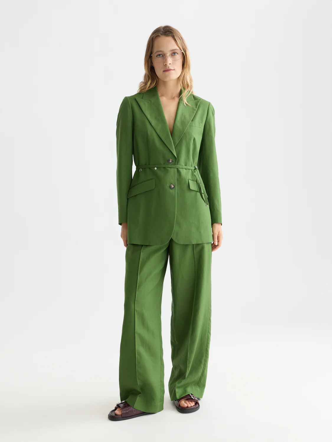 Lou high rise wide leg pants