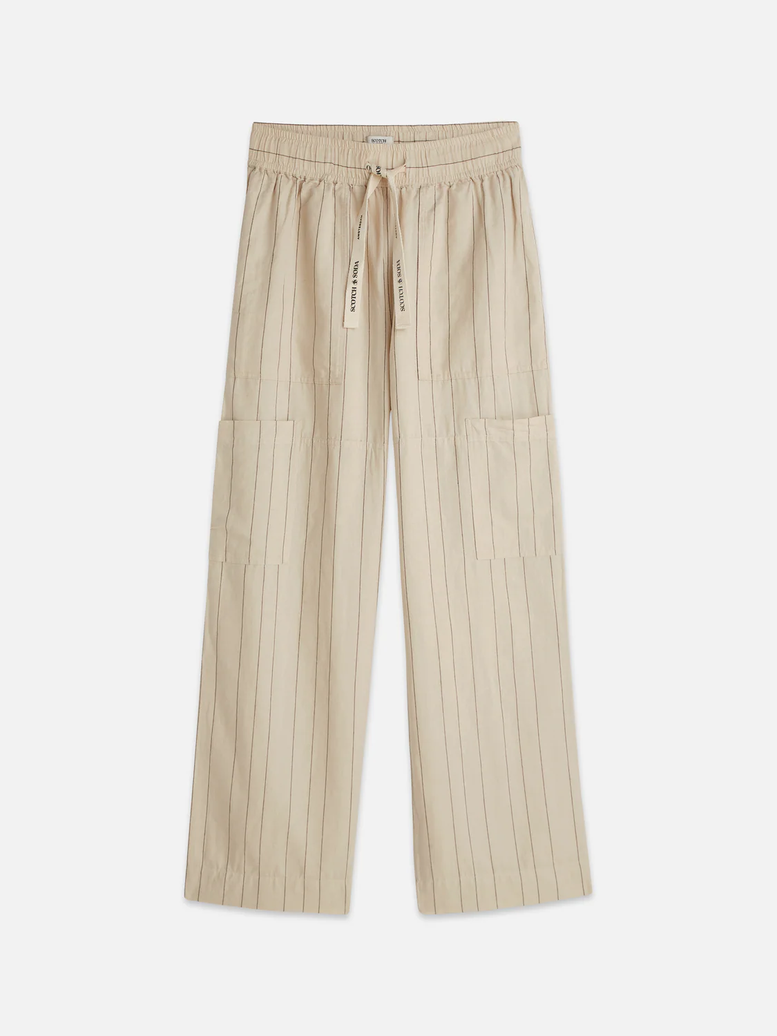 Noa Linen high-rise wide-leg relaxed pants - Image 5