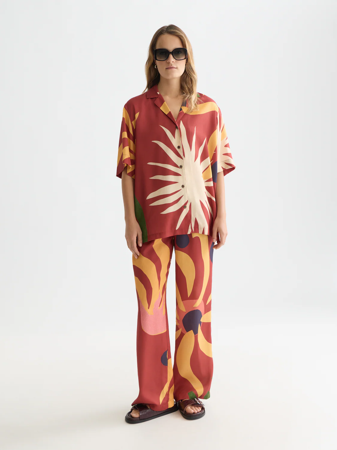 Gia printed pants