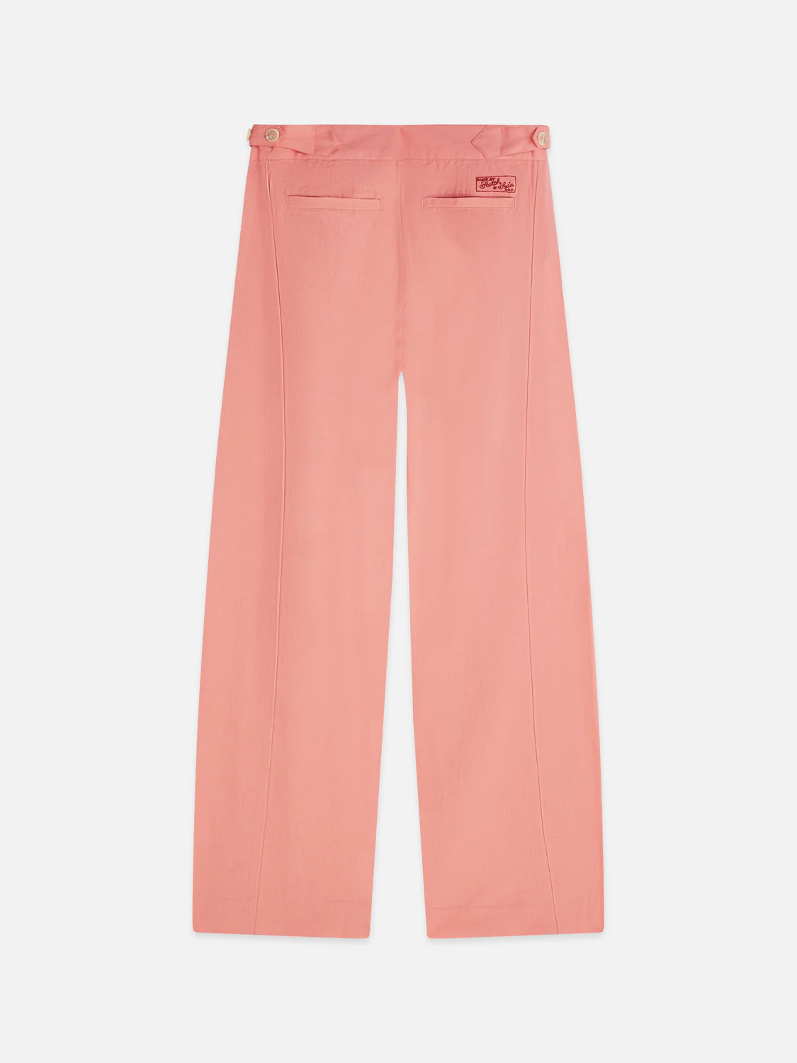 Quinn mid rise wide leg linen cotton pants - Image 13