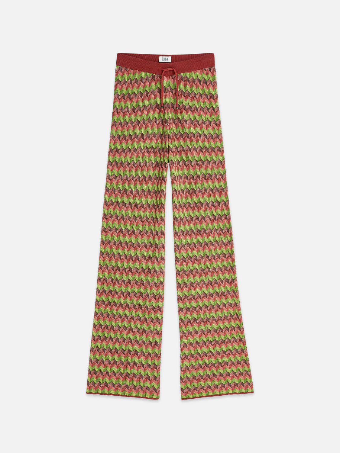 Chevron knitted trousers - Image 5