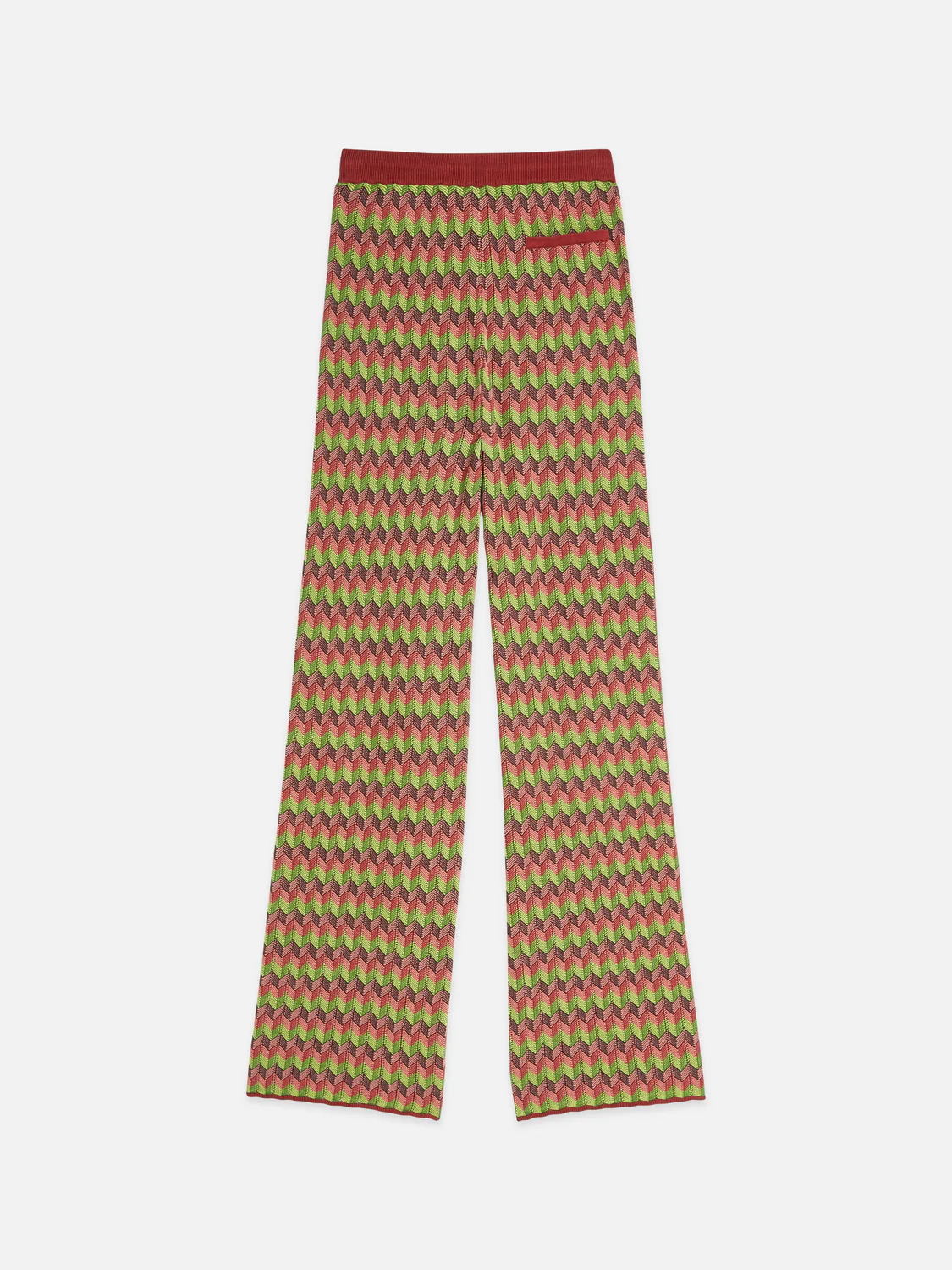 Chevron knitted trousers - Image 6