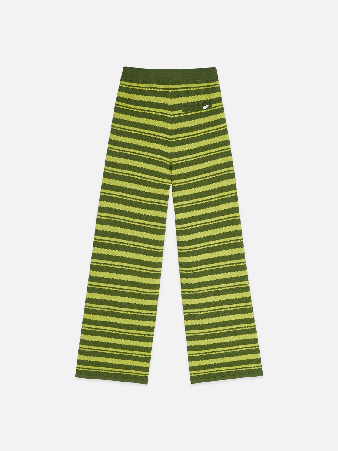 Textured stripe knitted trousers - Image 6