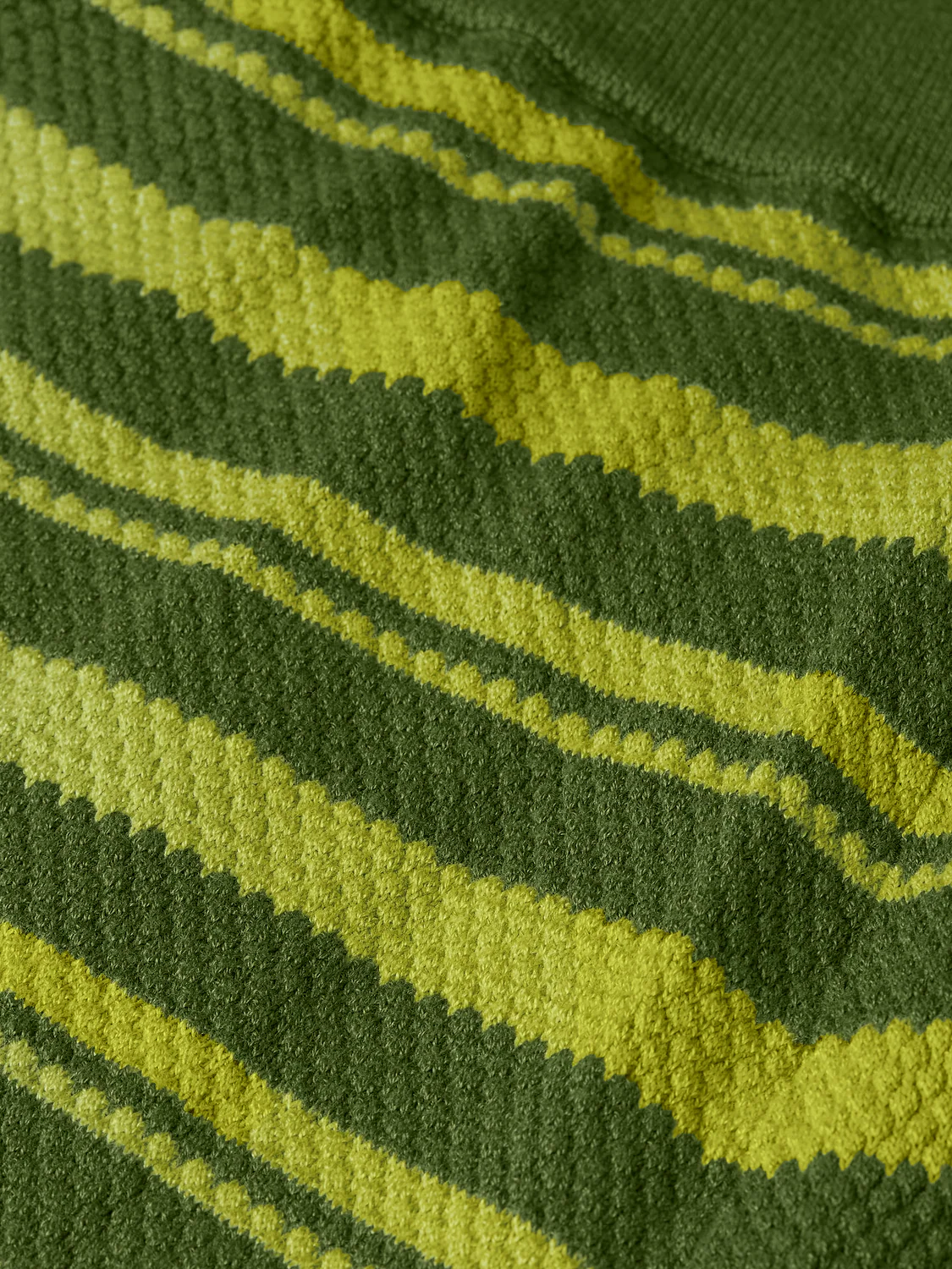 Textured stripe knitted trousers - Image 7