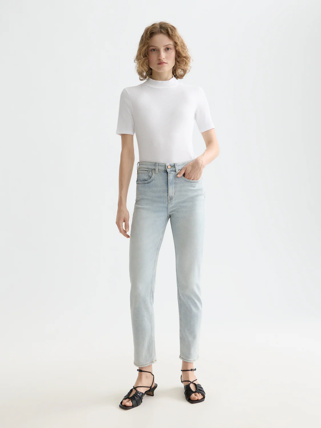 CORE High Five super stretch slim jeans - Takedown Blue
