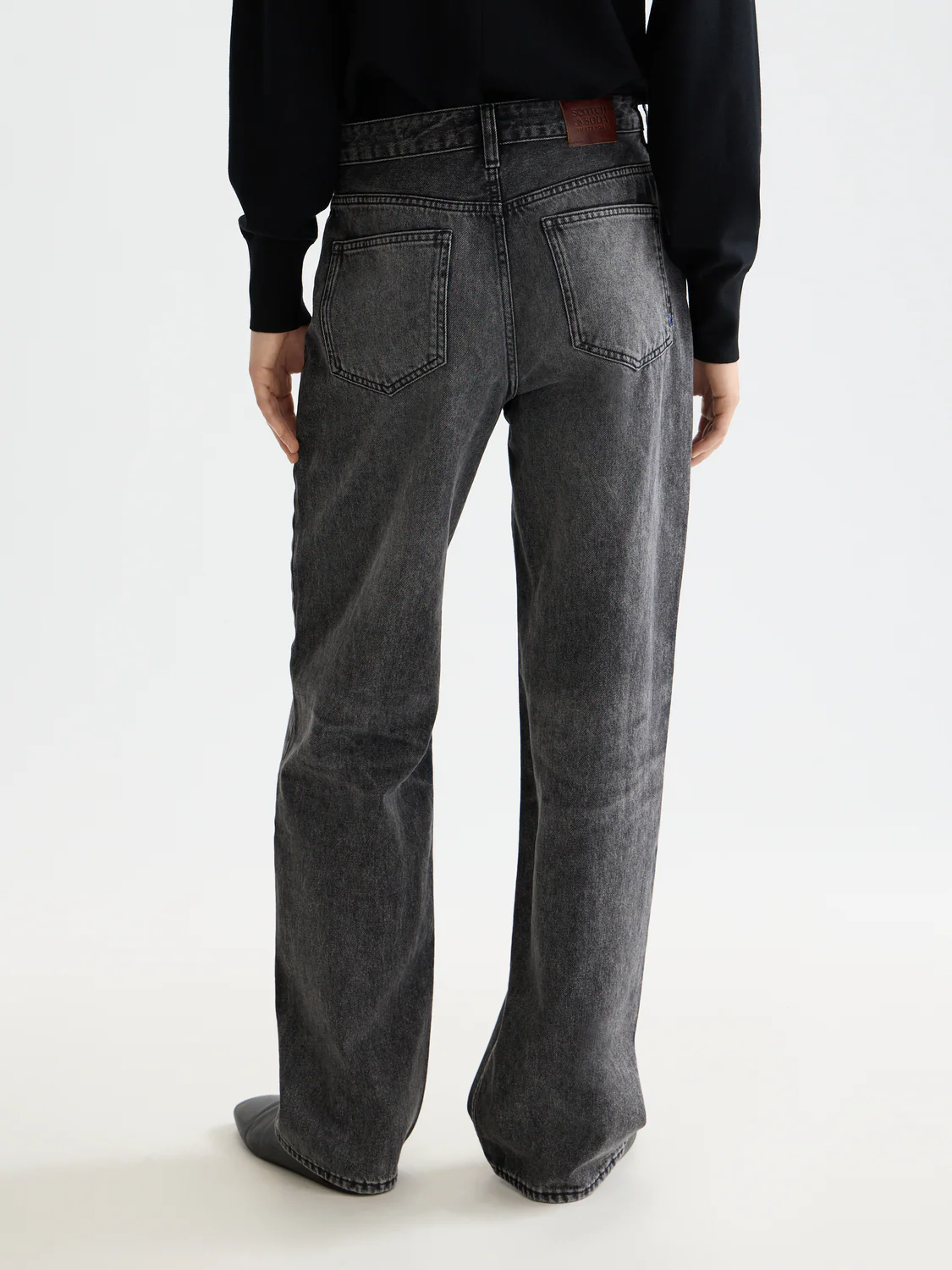 Ripple straight jeans — Absolute Black - Image 4