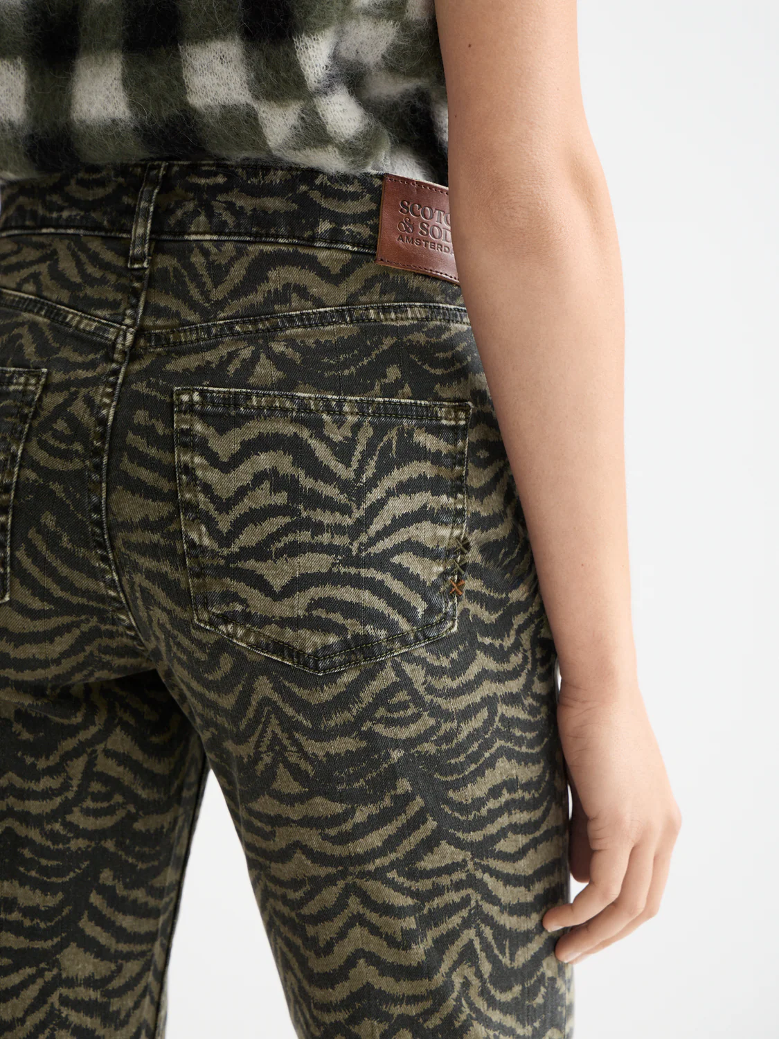 The Sky print straight denim - Image 3