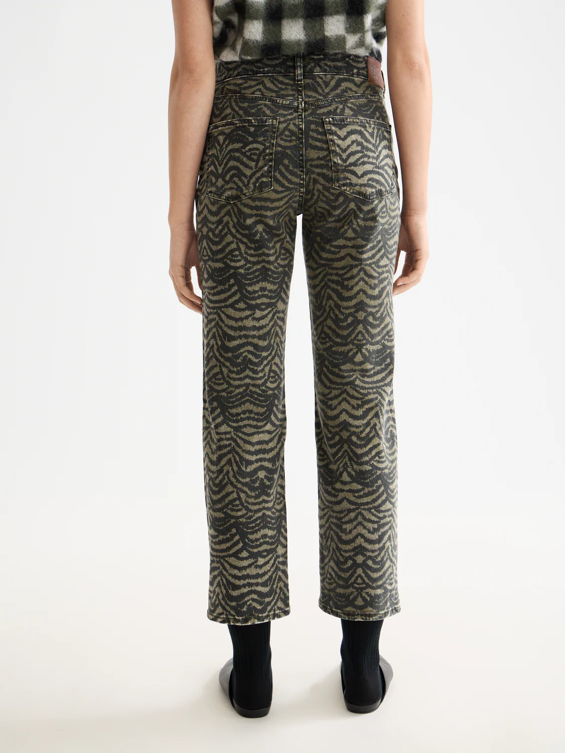 The Sky print straight denim - Image 4