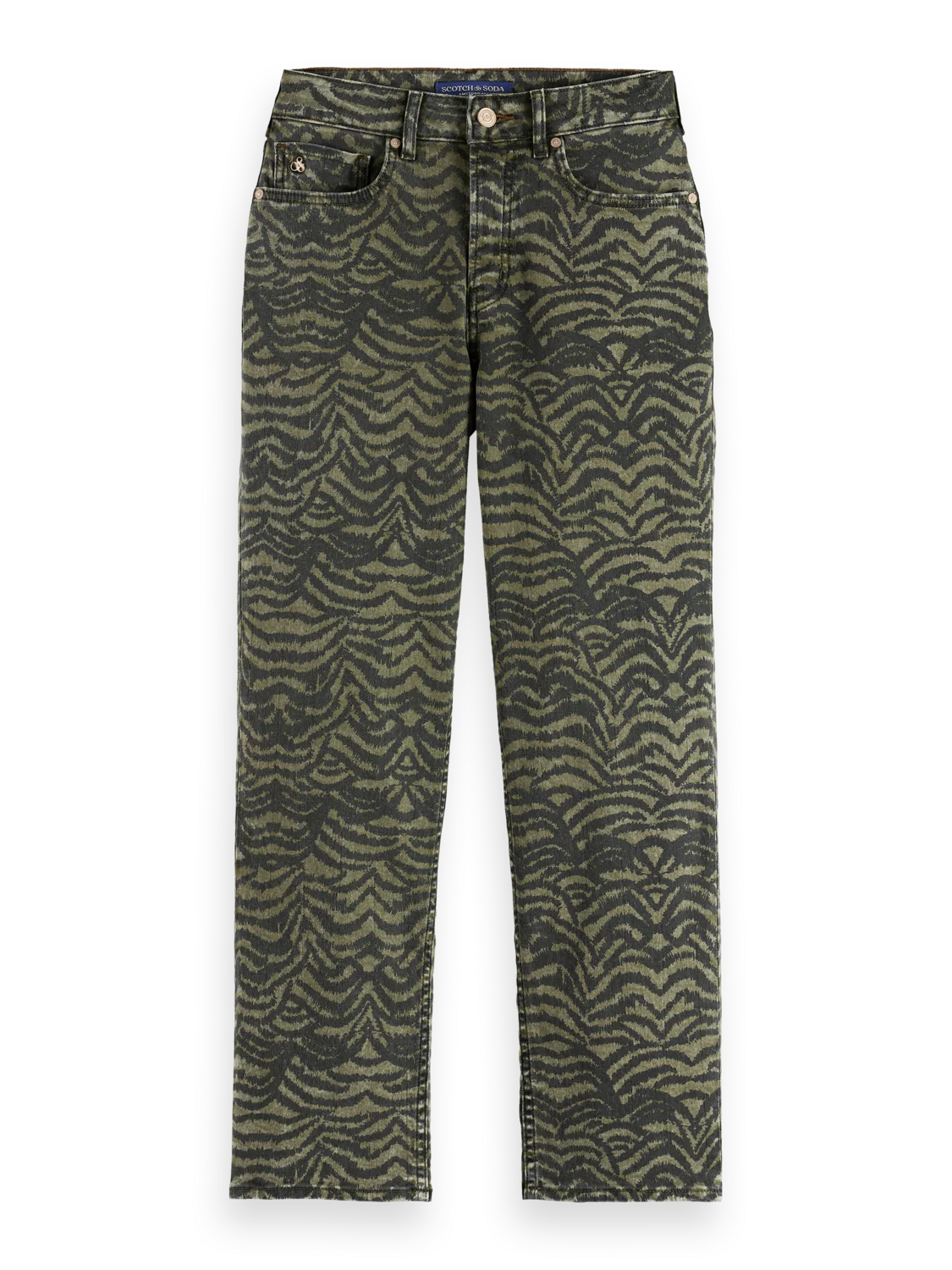 The Sky print straight denim - Image 5